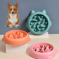 Slow Feeder Dog & Cat Bowl – Anti-Choking, Healthy Eating Solution