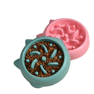 Slow Feeder Dog & Cat Bowl  Anti-Choking Design