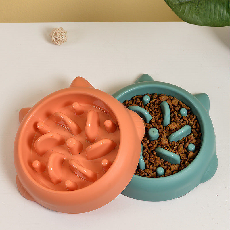 Slow Feeder Dog & Cat Bowl  Anti-Choking Design