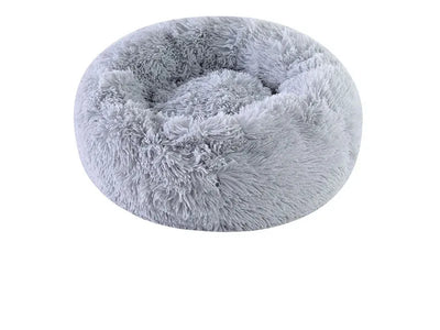 Luxurious Plush Winter Pet Nest – Warm, Cozy &amp; Washable Bed for Cats &amp; Small Dogs