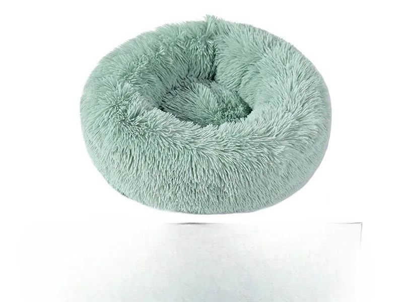 Luxurious Plush Winter Pet Nest – Warm, Cozy &amp; Washable Bed for Cats &amp; Small Dogs
