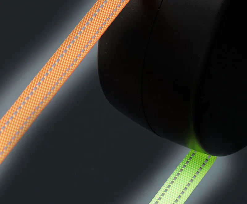 3-in-1 Retractable Dog Leash with LED Light & Poop Bag Dispenser