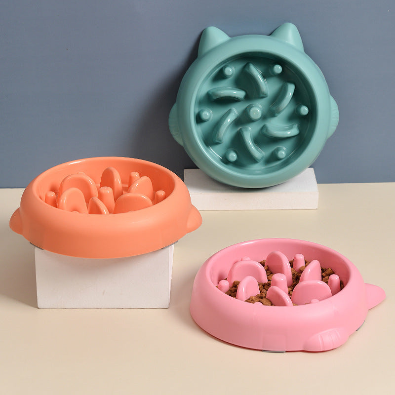 Slow Feeder Dog & Cat Bowl  Anti-Choking Design